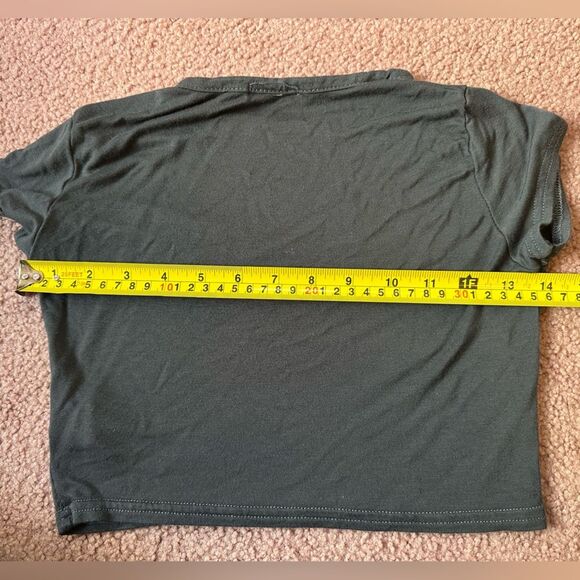 Nasty Gal Women's Grey Crop Top Stretchy size 4 - Picture 3 of 6